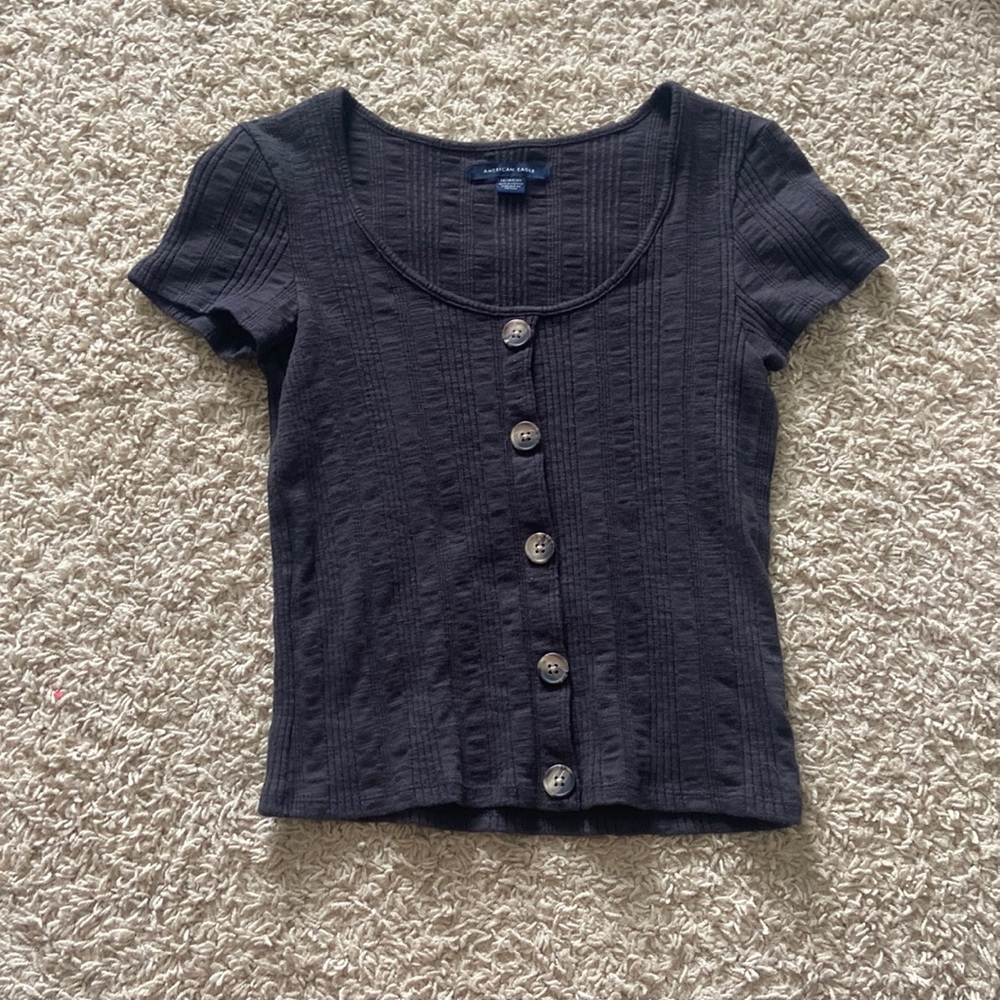 american eagle, xs, black and brown